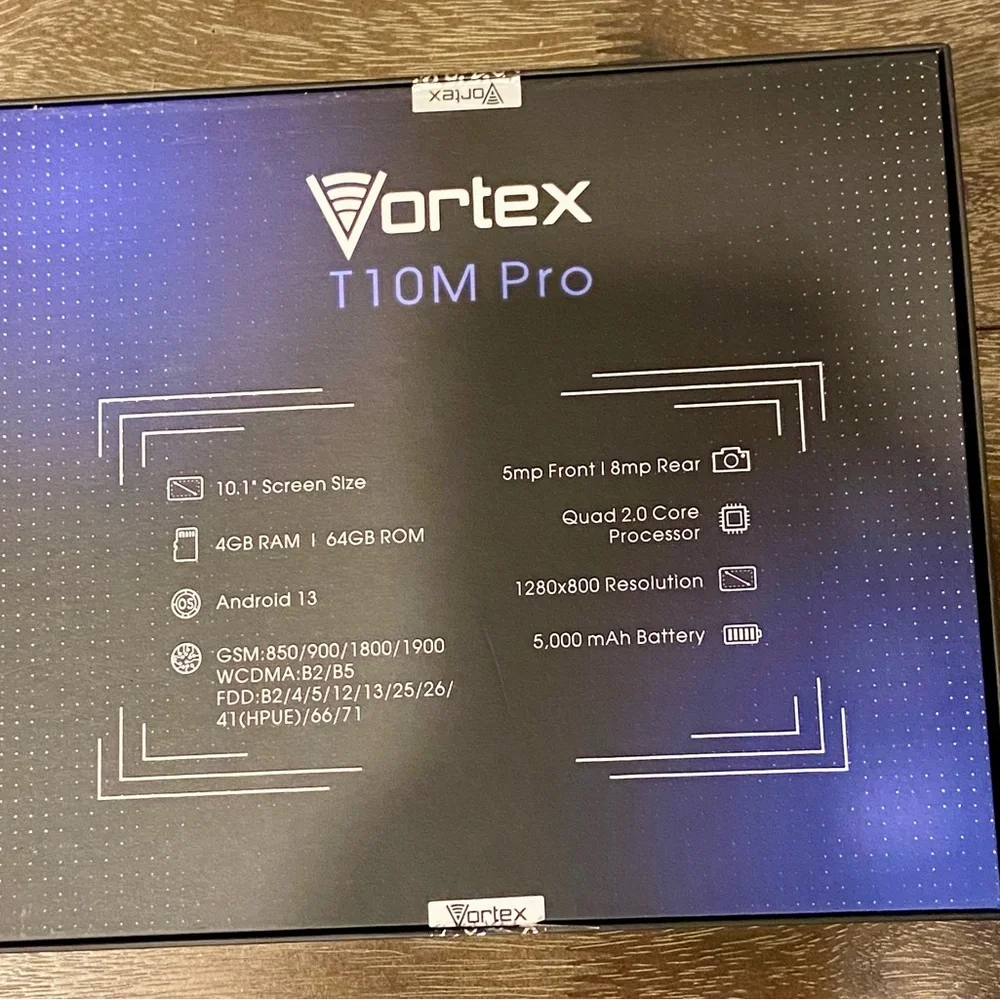 Vortex T10M Pro Tablet - Black